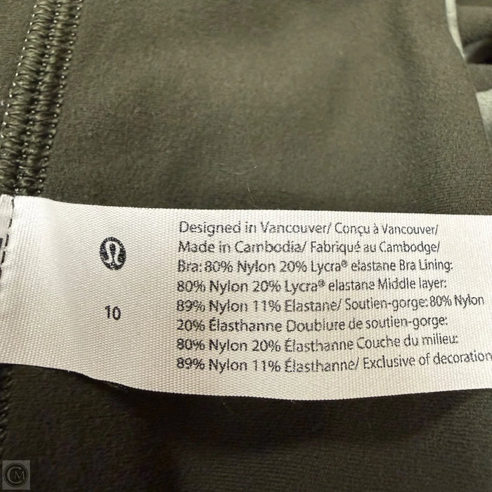 Athletic Pants 2pc By Lululemon In Green, Size: 10
