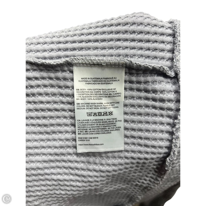 Athletic Sweatshirt Collar By The North Face In Grey, Size: M