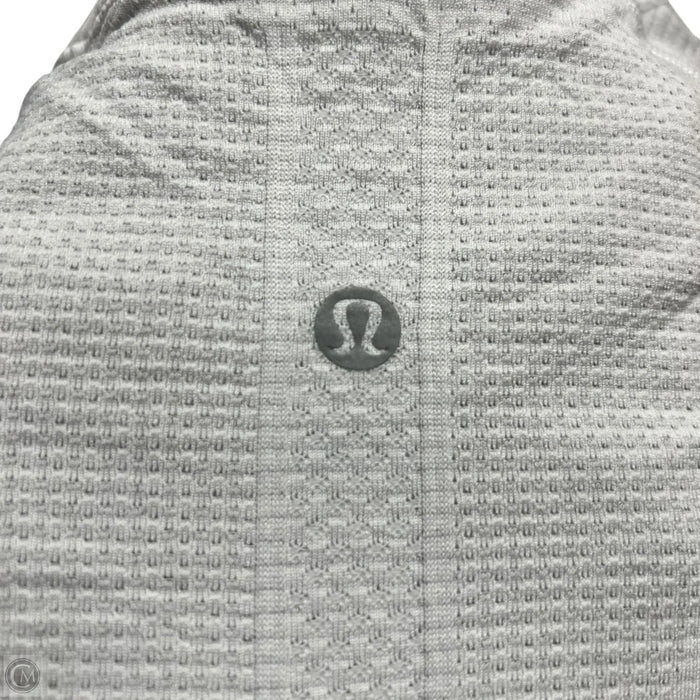 Athletic Top Long Sleeve Crewneck By Lululemon In Grey, Size: S