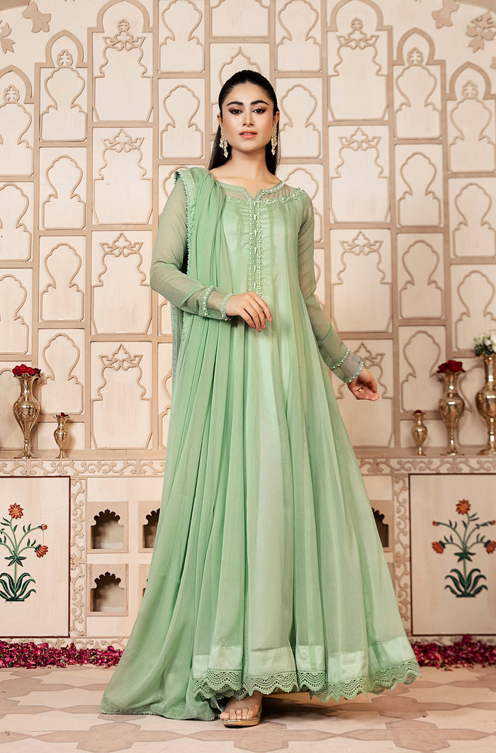 Ayzel (Plain Chiffon Frock)