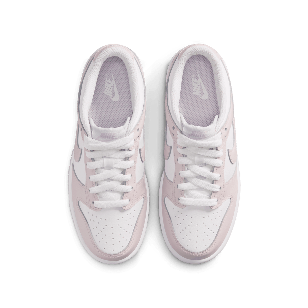 Big Kids' Nike Dunk Low "White Light Violet"