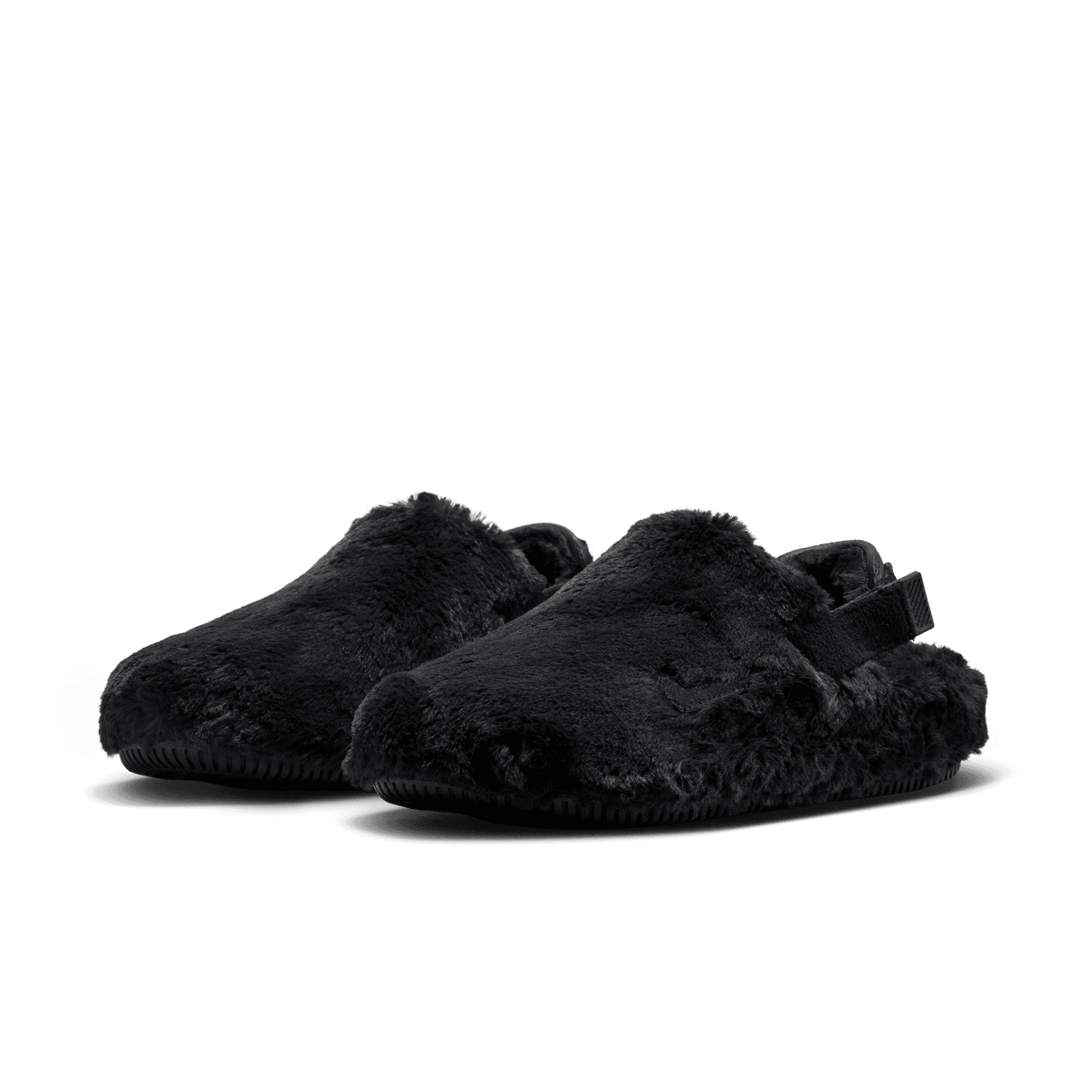 Women's Nike Calm Mule SE NA "Black Fur"