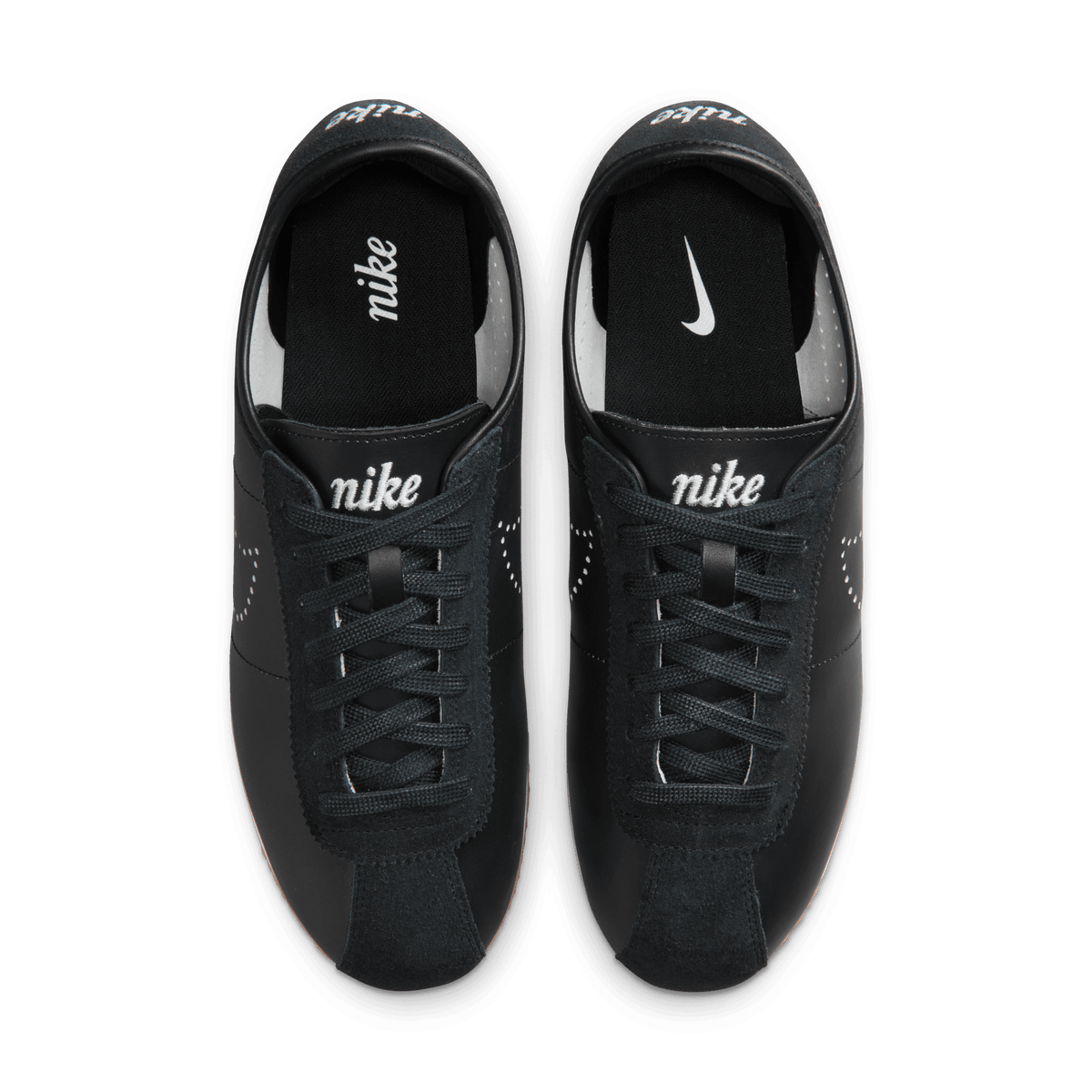 Women's Nike Cortez Leather "Black Gum Light Brown"
