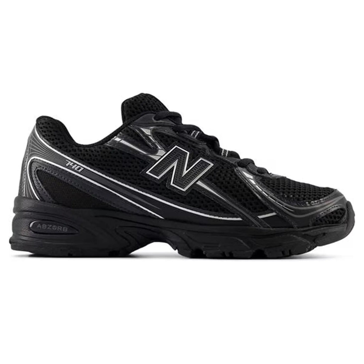 New Balance 740v2 Black Silver Metallic