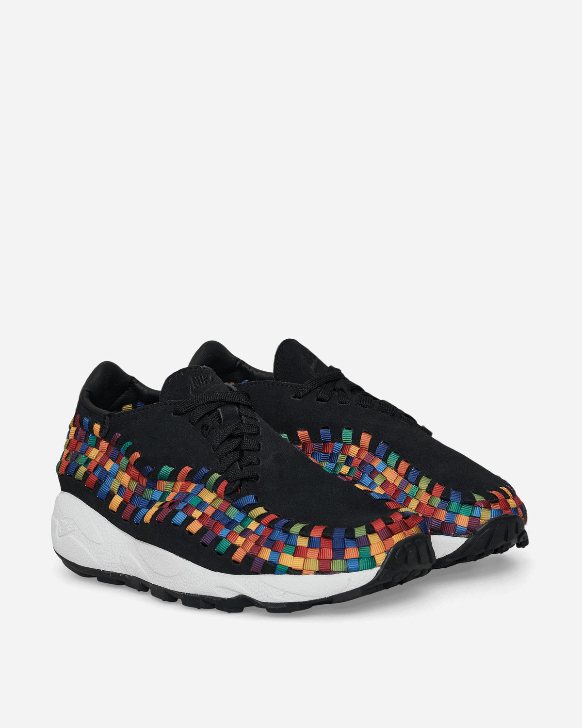 Women's Air Footscape Woven Sneakers Black / Multicolor