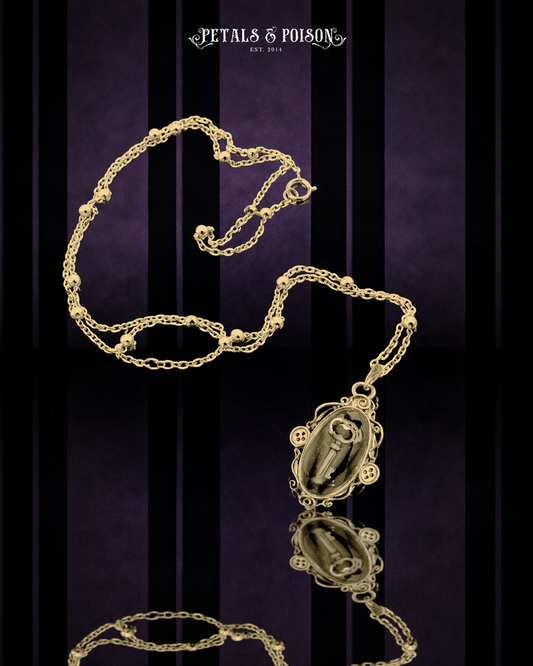 ARCHIVE: The GOLD "September's Key" Necklace
