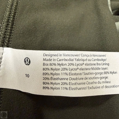 Athletic Pants 2pc By Lululemon In Green, Size: 10