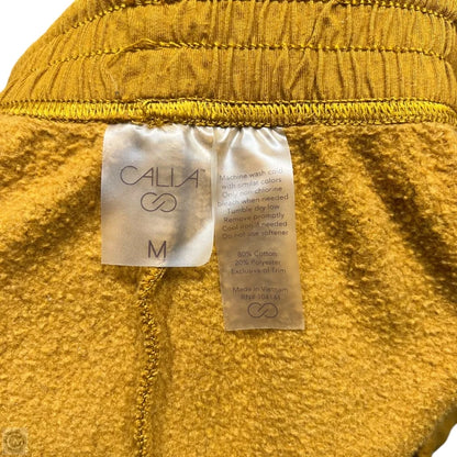 Athletic Pants By Calia In Yellow, Size: 8