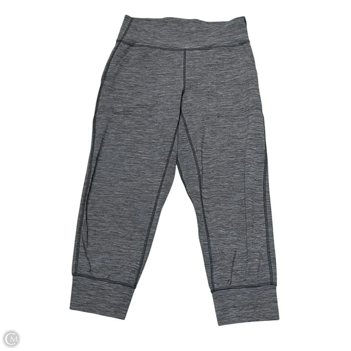 Athletic Pants By Lululemon In Grey, Size: 8