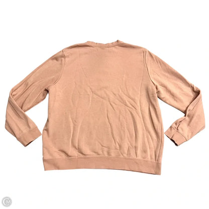 Athletic Sweatshirt Crewneck By Nike In Orange, Size: Xl