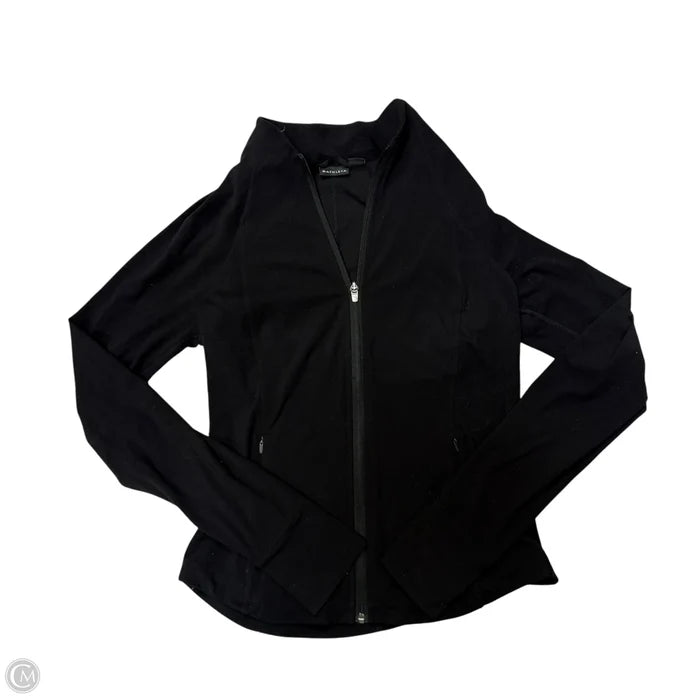 Athletic Top Long Sleeve Collar By Athleta In Black, Size: S