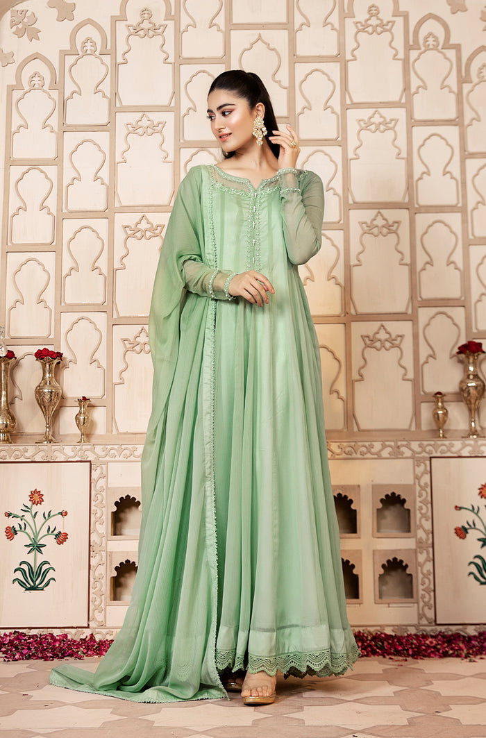 Ayzel (Plain Chiffon Frock)