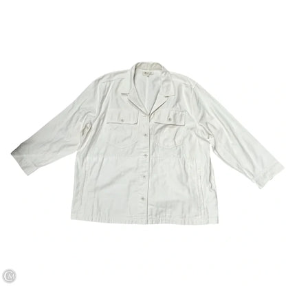 Blazer By Madewell In Cream Denim, Size: 2x