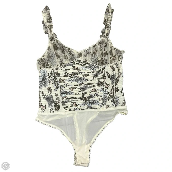 Bodysuit By Free People In Floral Print, Size: M