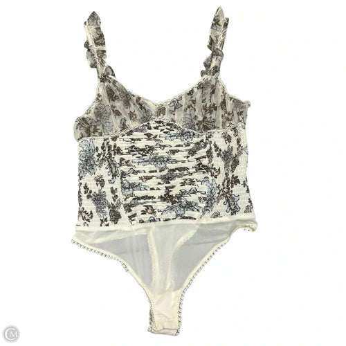 Bodysuit By Free People In Floral Print, Size: M