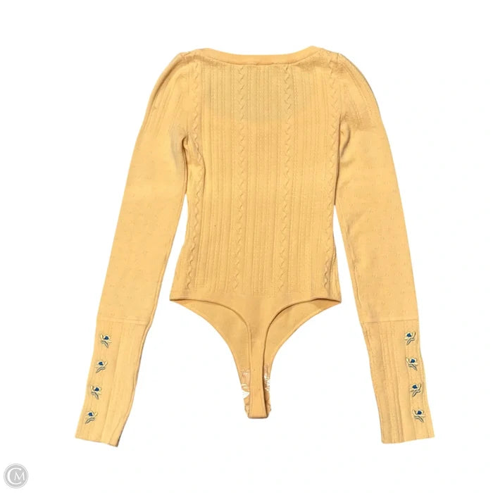 Bodysuit By Free People In Orange, Size: Xs