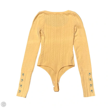 Bodysuit By Free People In Orange, Size: Xs