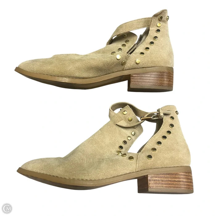 Boots Ankle Heels By Carlos By Carlos Santana In Tan, Size: 8.5
