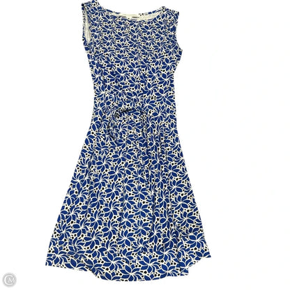 Dress Designer By Diane Von Furstenberg In Blue & White, Size: Xs
