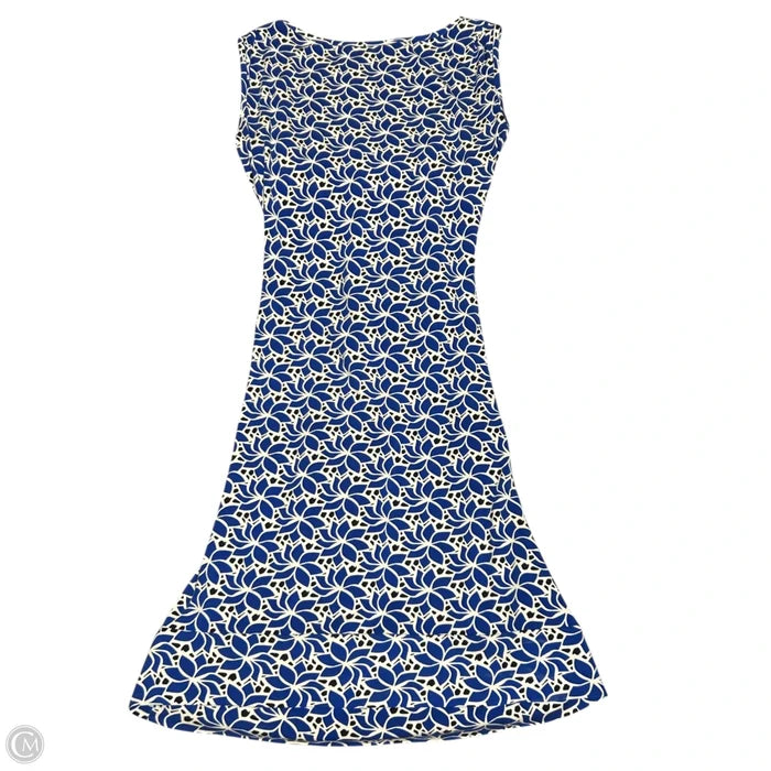 Dress Designer By Diane Von Furstenberg In Blue & White, Size: Xs