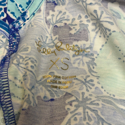 Dress Designer By Lilly Pulitzer In Blue, Size: Xs