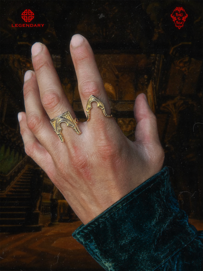 CRIMSON PEAK™ The "Sharpe Arch" Stacking Ring