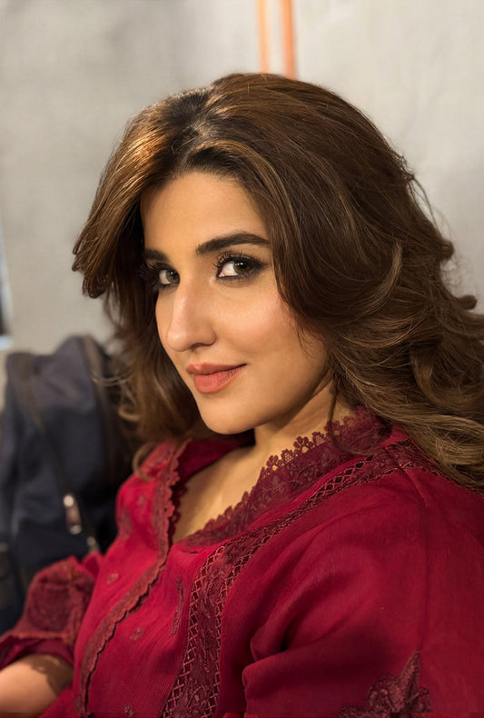 Hareem Farooq in Ruby Outfit