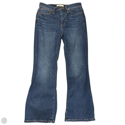 Jeans Boot Cut By Madewell In Blue Denim, Size: 2