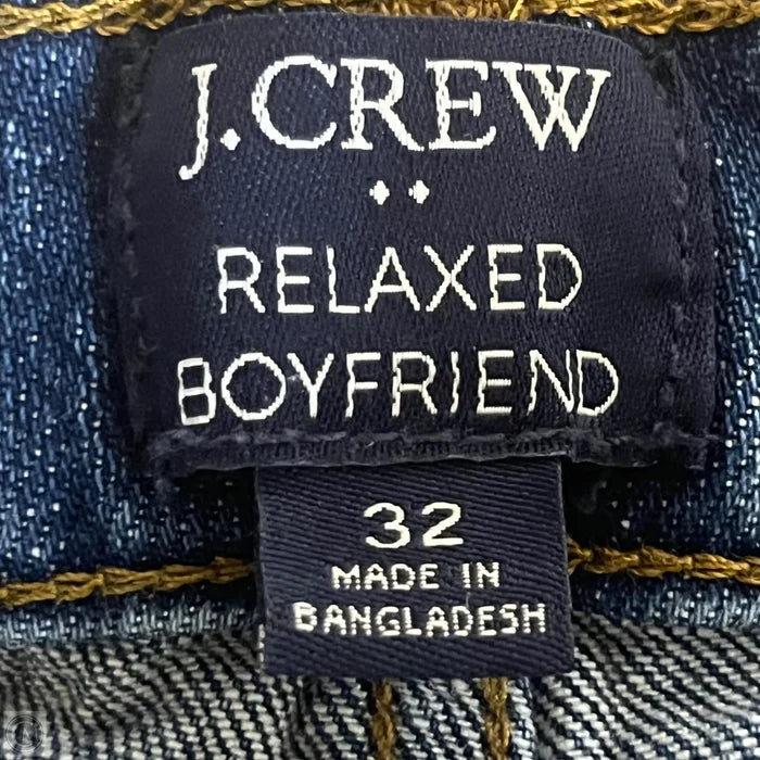 Jeans Boyfriend By J. Crew In Blue Denim, Size: 14