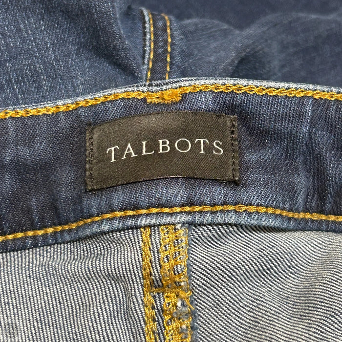 Jeans Skinny By Talbots In Blue Denim, Size: 10