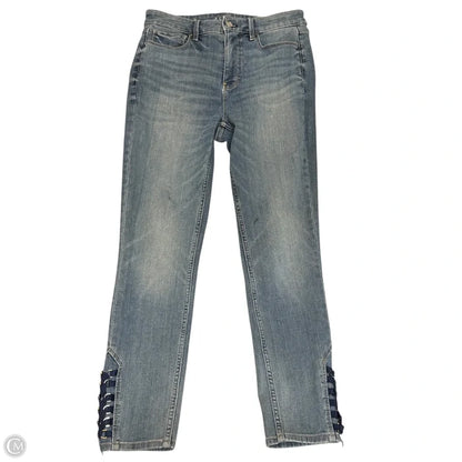 Jeans Skinny By White House Black Market In Blue Denim, Size: 0