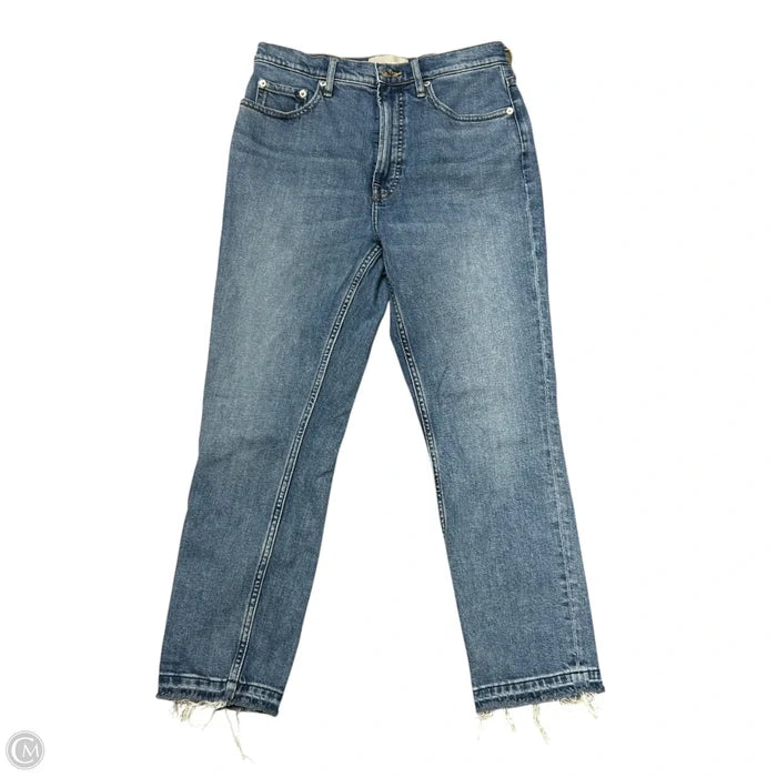 Jeans Straight By Everlane In Blue Denim, Size: 6