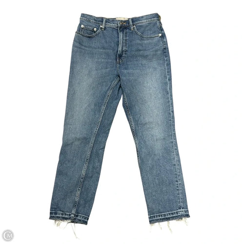 Jeans Straight By Everlane In Blue Denim, Size: 6