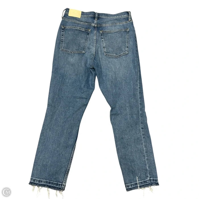 Jeans Straight By Everlane In Blue Denim, Size: 6