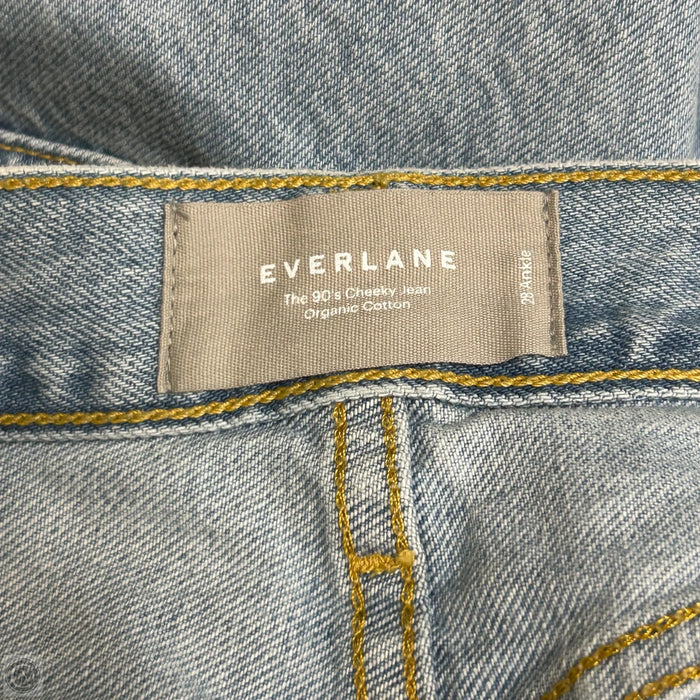 Jeans Straight By Everlane In Blue Denim, Size: 6