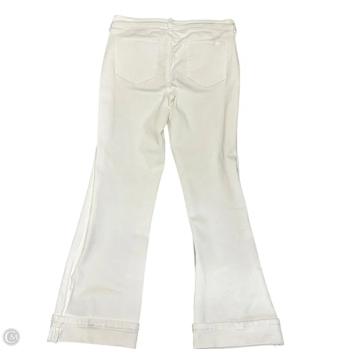Jeans Straight By Not Your Daughters Jeans In White Denim, Size: 4