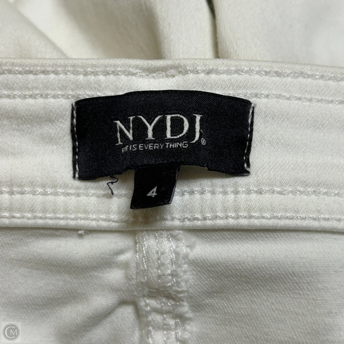 Jeans Straight By Not Your Daughters Jeans In White Denim, Size: 4