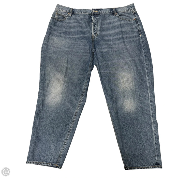 Jeans Straight By Old Navy In Blue Denim, Size: 20