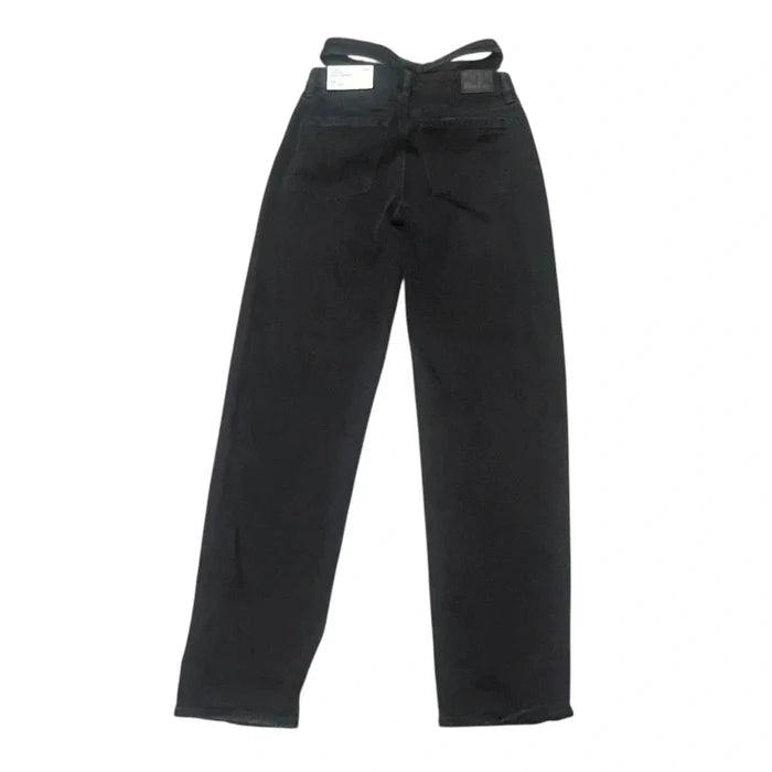 Jeans Wide Leg By American Eagle In Black, Size: 00