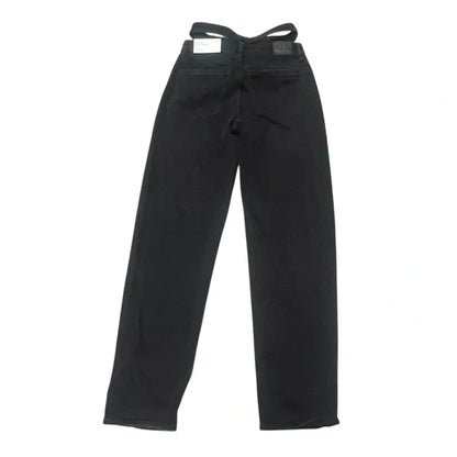 Jeans Wide Leg By American Eagle In Black, Size: 00