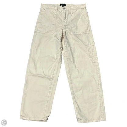Jeans Wide Leg By Banana Republic In Tan Denim, Size: 6