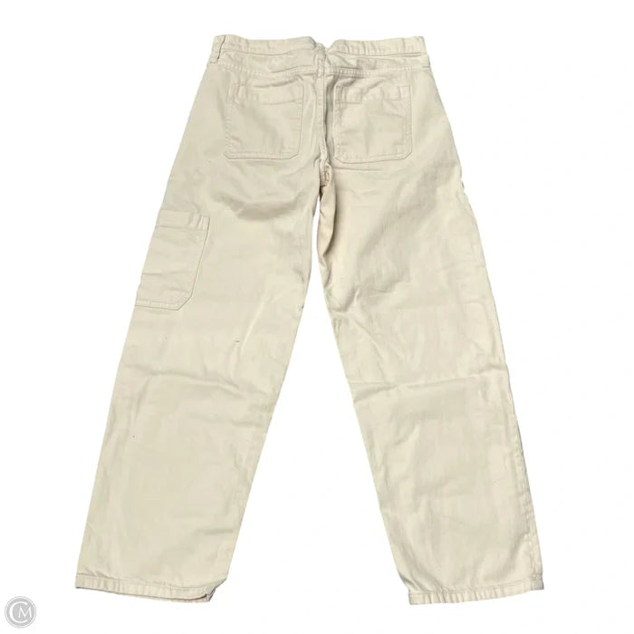 Jeans Wide Leg By Banana Republic In Tan Denim, Size: 6
