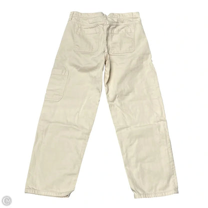 Jeans Wide Leg By Banana Republic In Tan Denim, Size: 6