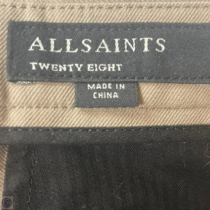Pants Designer By All Saints In Taupe, Size: 6