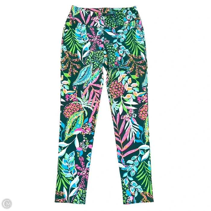 Pants Designer By Lilly Pulitzer In Blue & Green, Size: 0