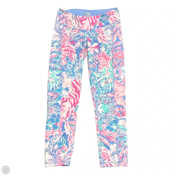 Pants Designer By Lilly Pulitzer In Blue & Pink, Size: S