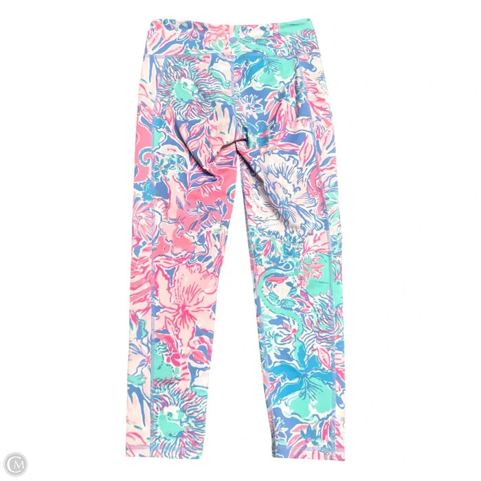 Pants Designer By Lilly Pulitzer In Blue & Pink, Size: S