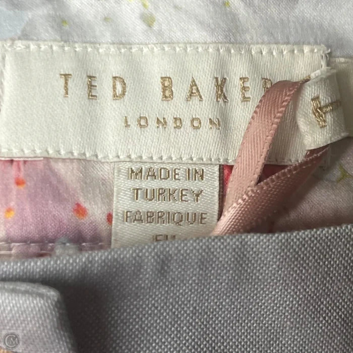 Pants Designer By Ted Baker In Grey, Size: M
