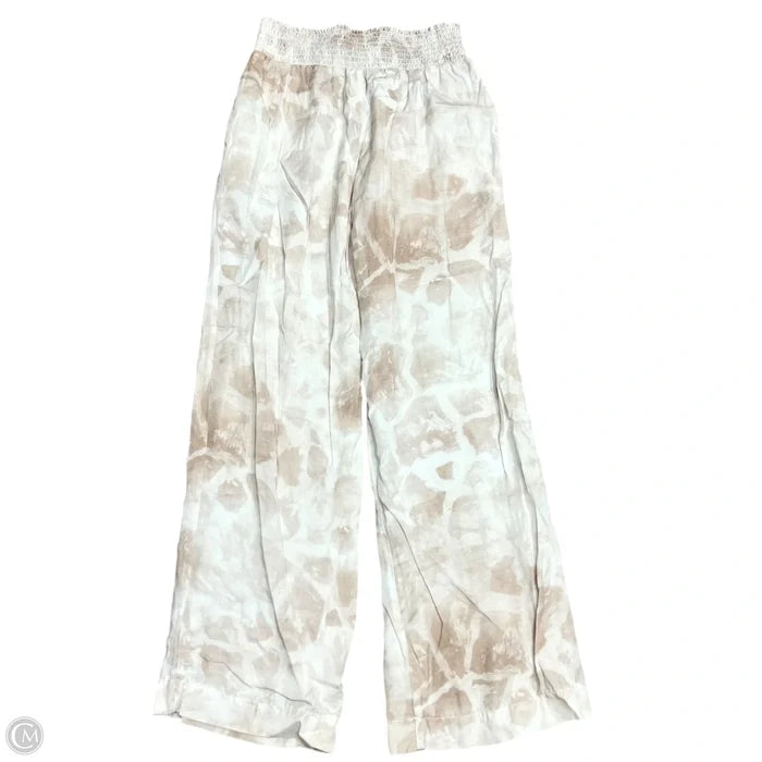 Pants Wide Leg By Cloth & Stone In Cream & White, Size: S