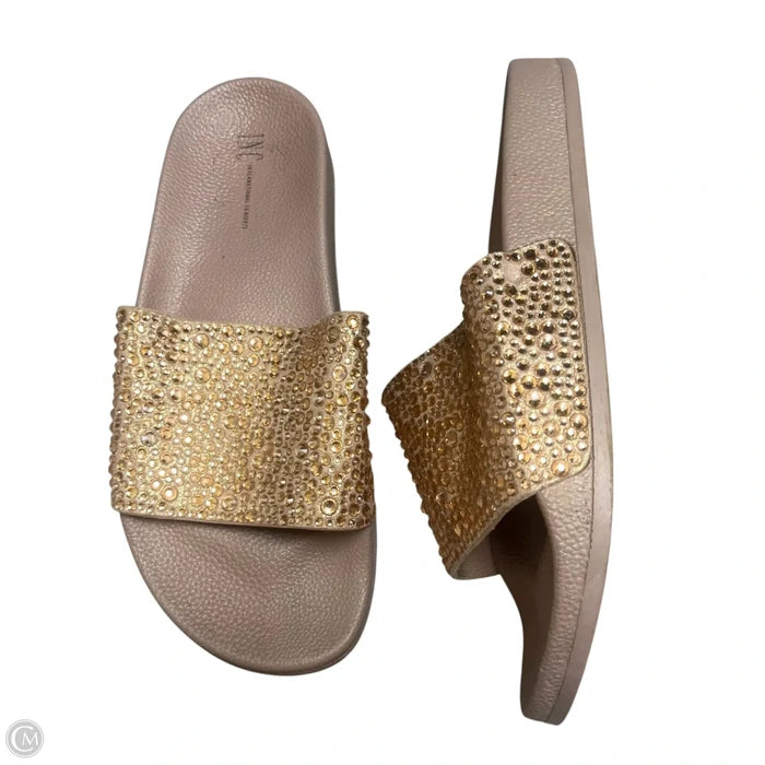Sandals Flats By Inc In Rose Gold, Size: 8